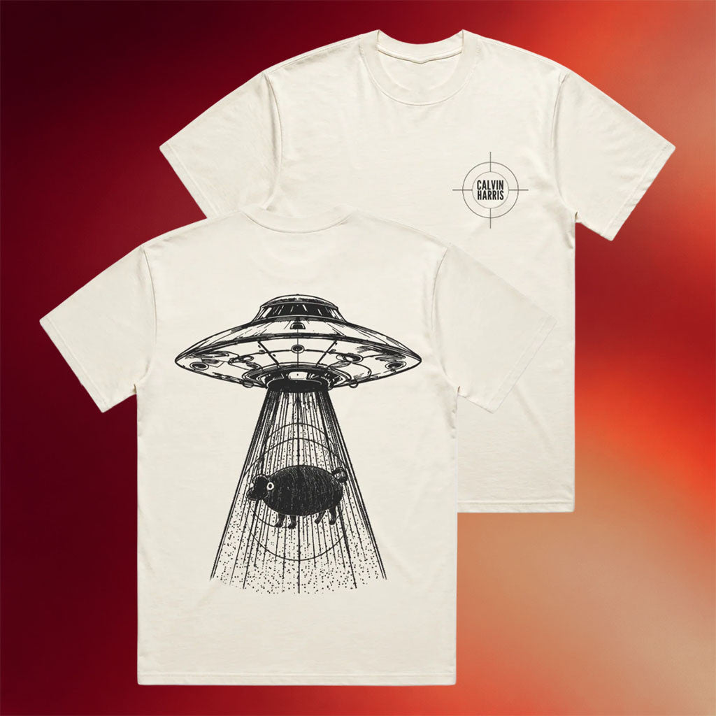 Calvin Harris Merch 2026 UFO T-Shirt Calvin Harris Shirt Present For DJ Fans - Merchluma