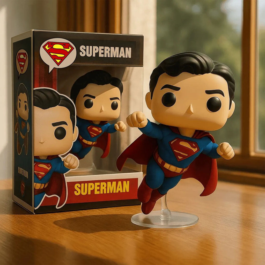 Superman DC Comics Funko Pop Desk Decor Superman Merch Birthday Gift For Brothers - Merchluma