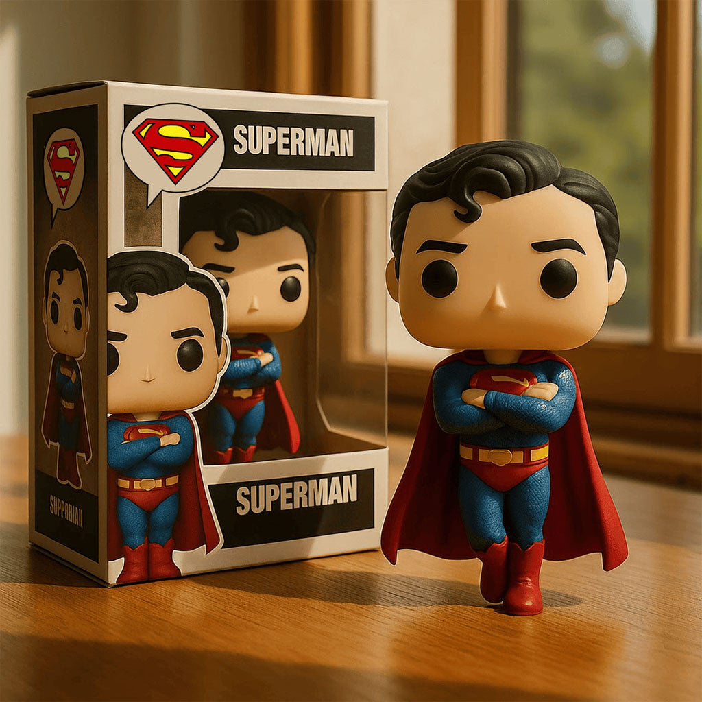 Superman DC Comics Funko Pop Display Decor Ideas Superman Merch Best Gift For Son - Merchluma