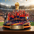 Spain National Team 2026 FIFA World Cup Champions Acrylic Plaque Spain Winner Merch Desk Decor - Merchluma