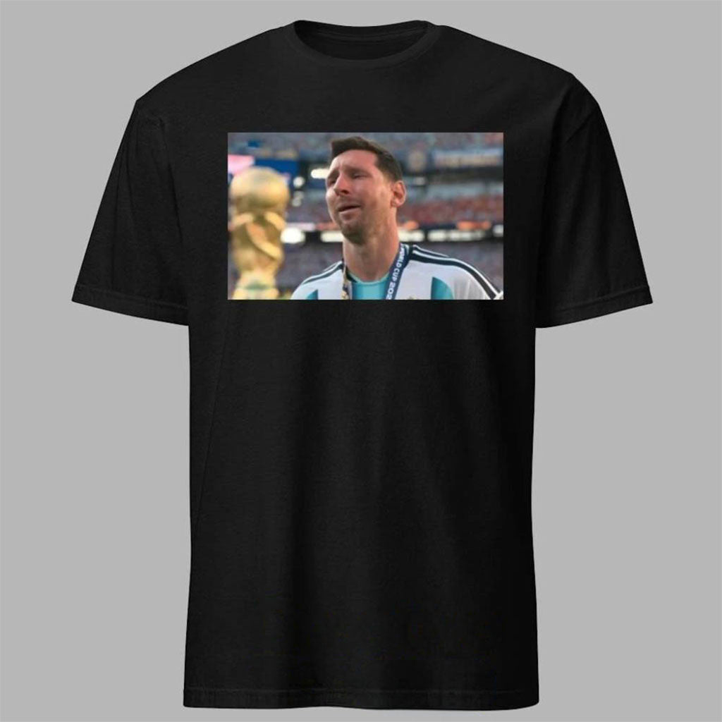Messi Crying FIFA World Cup 2026 T-Shirt Lionel Messi Merch Gift For Football Fans - Merchluma