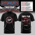 Simple Plan The Bigger Than You Think Tour 2026 T-Shirt Simple Plan Merch Rock Fan Gifts - Merchluma