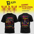 The B-52s X Devo Merch 2026 Cosmic De-Evolution T-Shirt Presents For Music Lovers - Merchluma