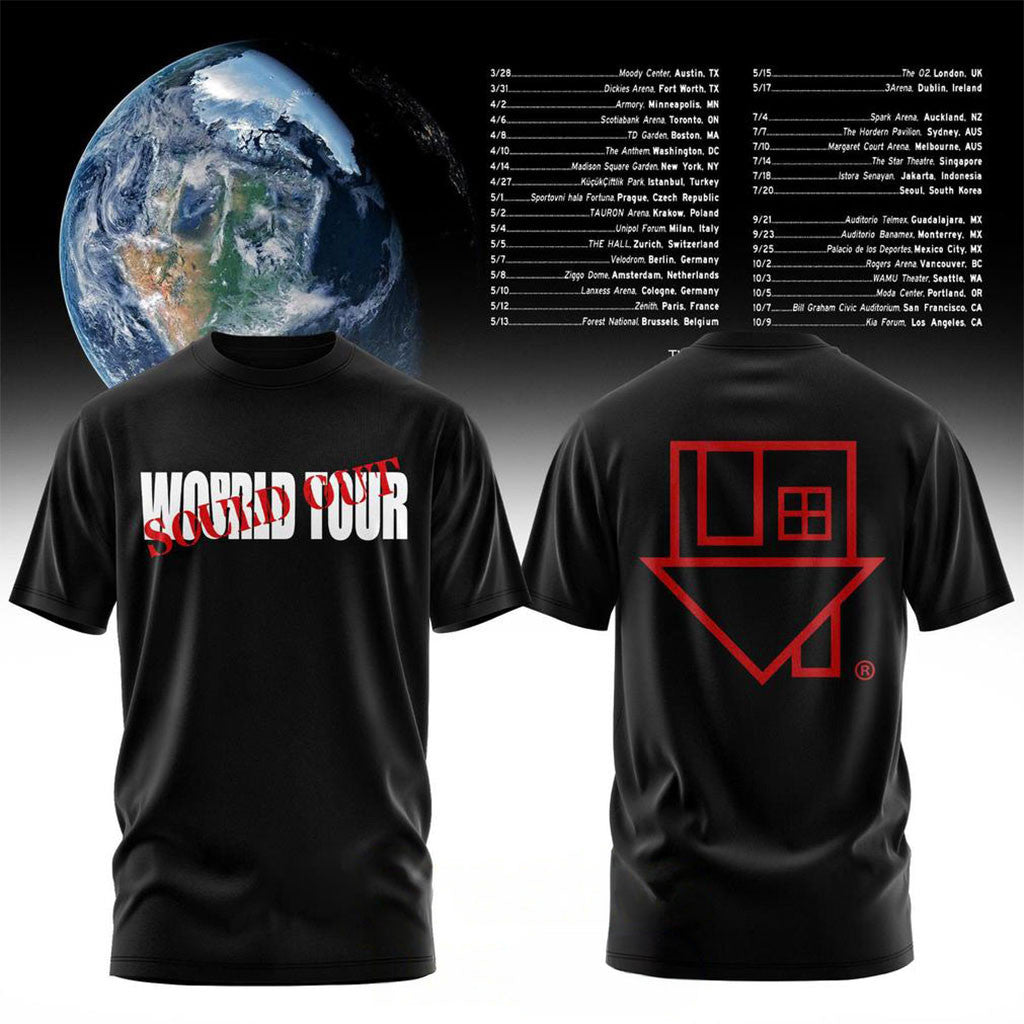 The Neighbourhood The Wourld Tour 2026 T-Shirt The Neighbourhood Merch Gift For Rock Fans - Merchluma