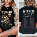 Weezer The Gathering Tour 2026 Concert Vintage Alternative Rock T-Shirt Weezer Merch Fan Gifts - Merchluma