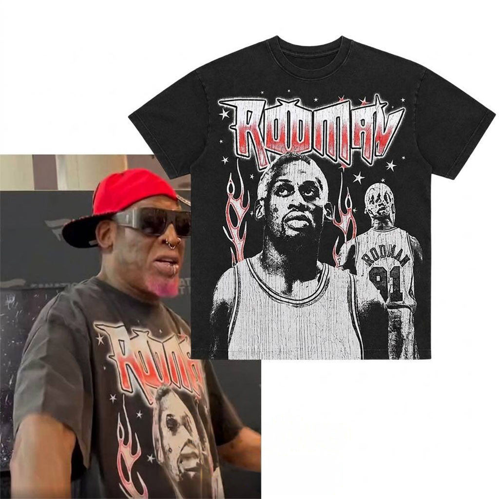 Dennis Rodman Vintage Shirt #91 Dennis Rodman Merch Best Gift For Fans - Merchluma
