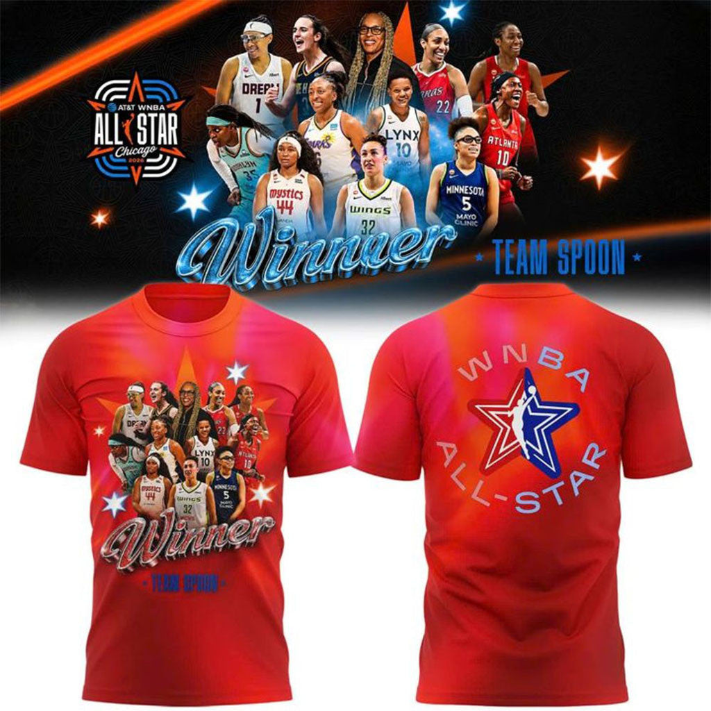 Chicago Team Spoon Winner All-Star 2026 Shirt Red Cool Gift For Basketball Fans - Merchluma