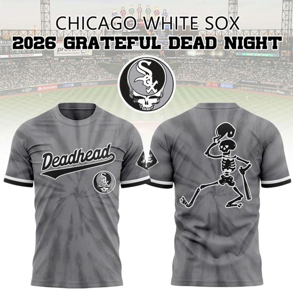Chicago White Sox X Grateful Dead Night 2026 Shirt White Sox Merch Gift For Baseball Fans - Merchluma