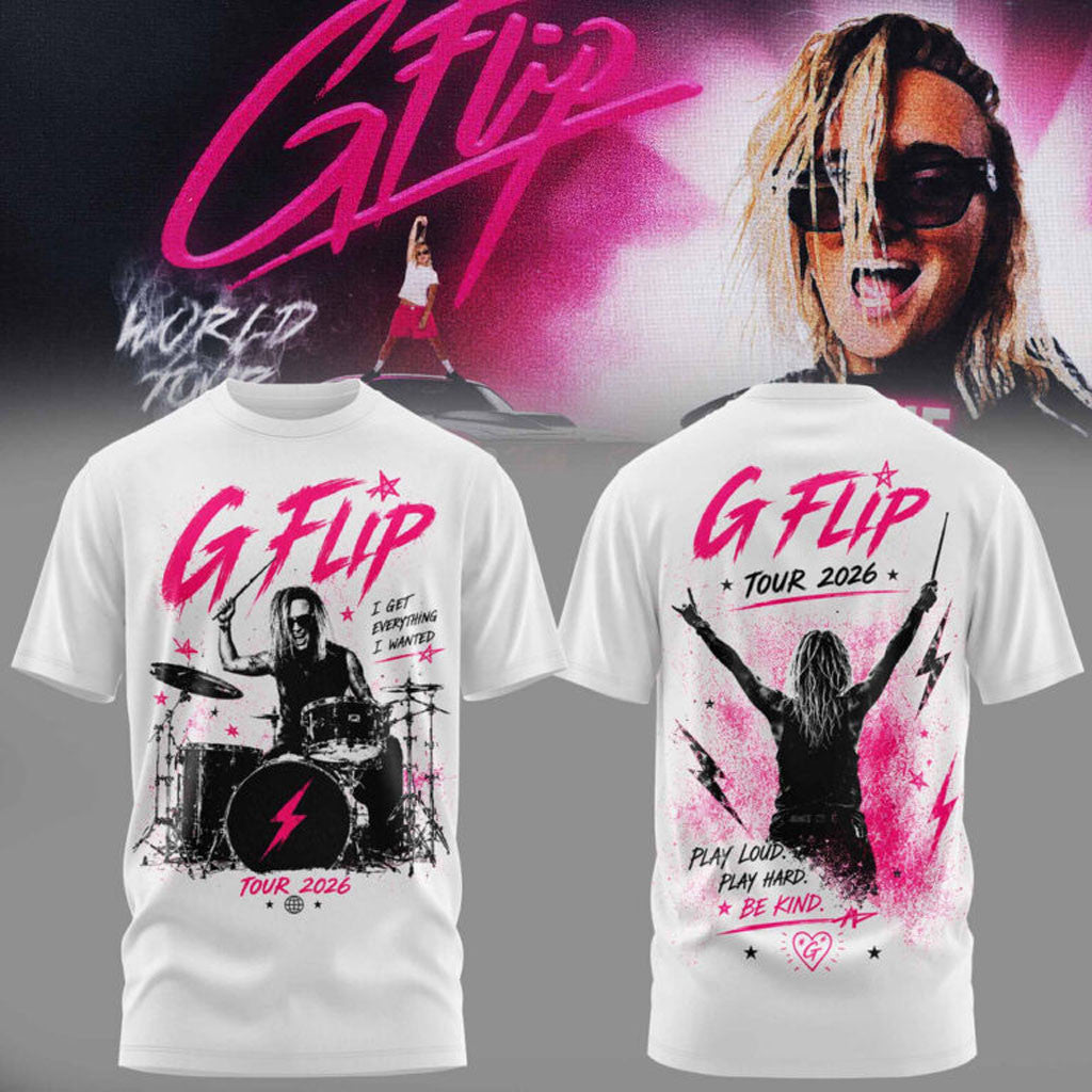 G Flip World Tour 2026 T-Shirt I Get Everything I Wanted Shirt G Flip Merch Gift For Fans - Merchluma