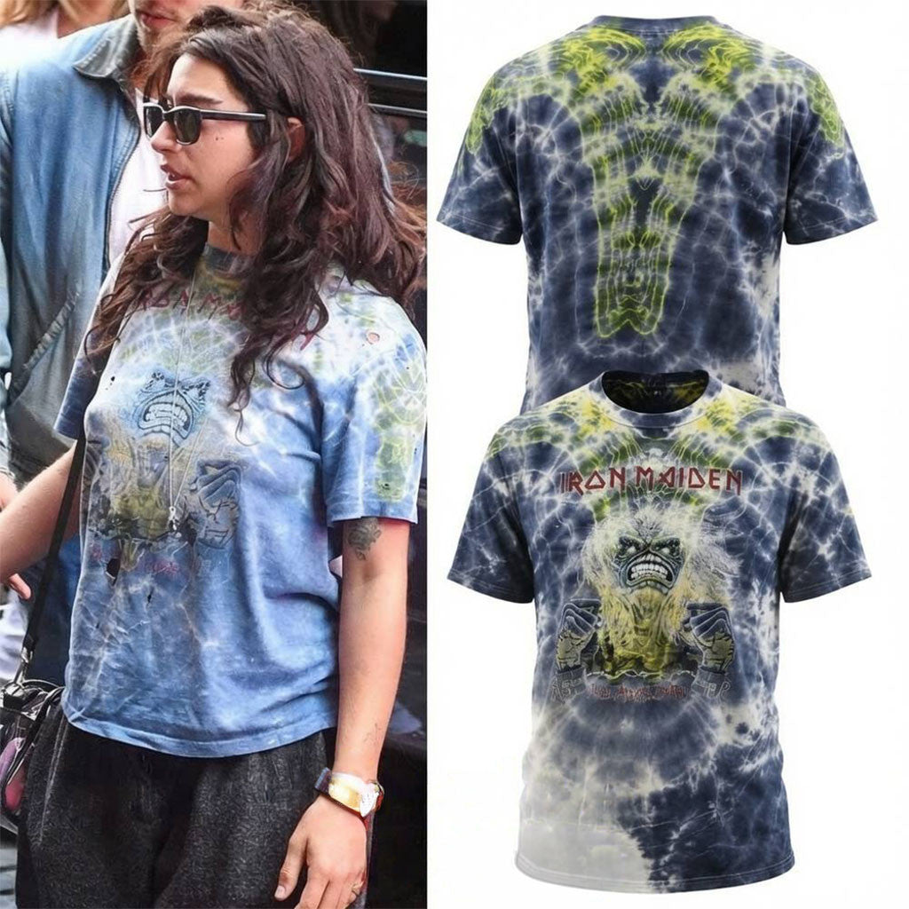 Odessa A'zion In New York Symmetria Iron Maiden Live After Death T-Shirt Iron Maiden Merch - Merchluma