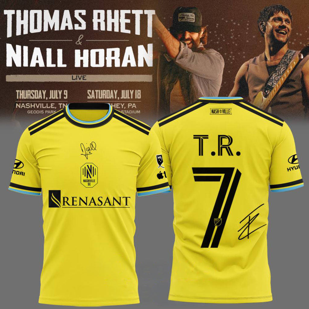 Thomas Rhett Niall Horan Merch 2026 The Soundtrack To Life Tour Special Jersey Gift For Fans - Merchluma