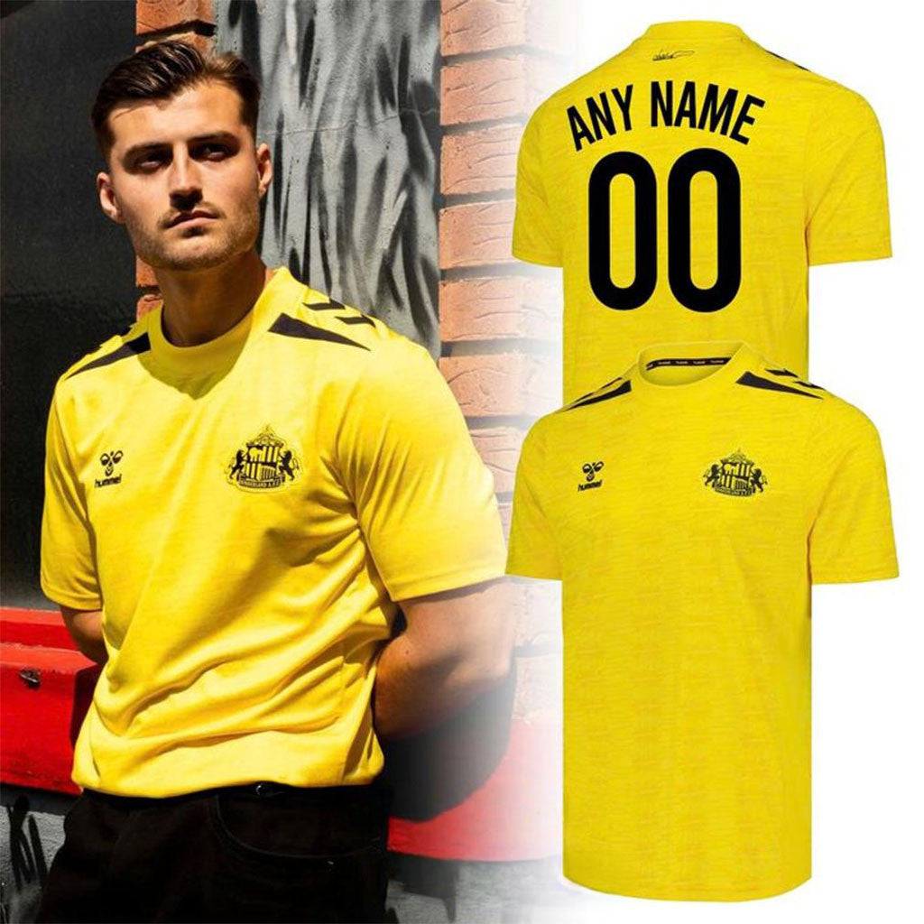 Personalized Sunderland AFC 2026 2027 Montgomery Collection Yellow Jersey Sunderland AFC Merch - Merchluma