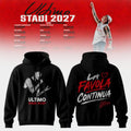Ultimo Stadi 2027 Tour Hoodie La Favola Continua Hoodie Ultimo Merch Gift For Music Lovers - Merchluma
