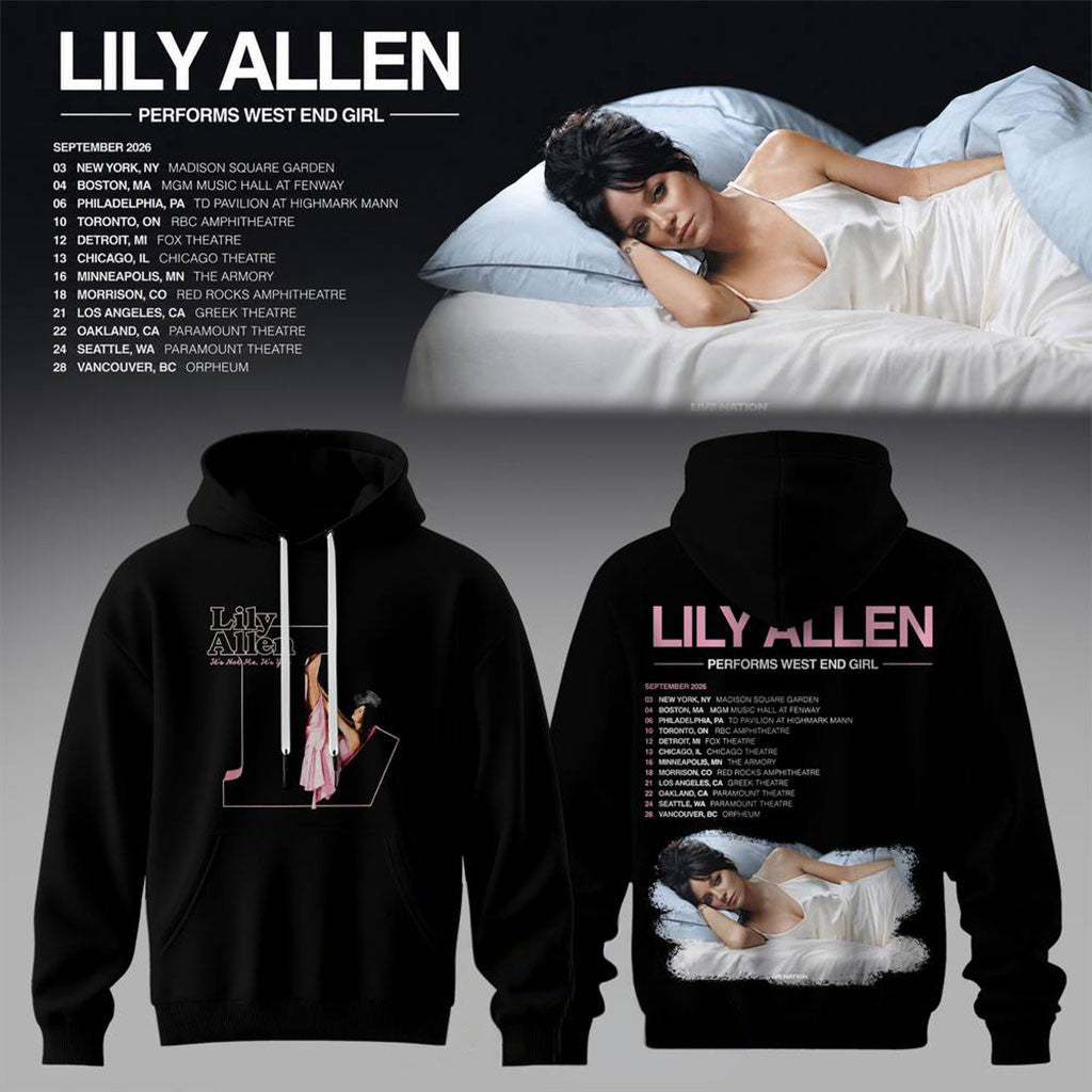 Lily Allen 2026 West End Girl Special Hoodie Lily Allen Merch Gifts For Music Lovers - Merchluma
