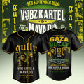 Vybz Kartel X Mavado Merch Gaza Vs Gully Special Baseball Jersey 2026 Gift For Music Lovers - Merchluma
