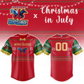 Personalized Wichita Wind Surge X Christmas In July Night 2026 Baseball Jersey Fan Merch - Merchluma
