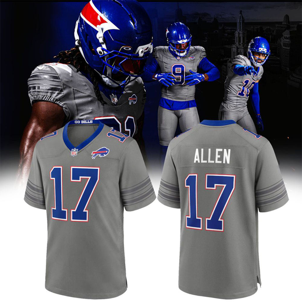 Josh Allen Buffalo Bills Nickel City 2026 Jersey #17 Buffalo Bills Merch Football Fan Gear - Merchluma