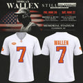 Morgan Wallen X Clemson Tigers Merch 2026 Still The Problem Tour White Football Jersey Fan Gear - Merchluma