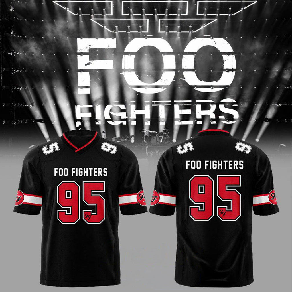 Foo Fighters Take Cover Tour 2026 2027 Special Football Jersey Foo Fighters Merch Fan Gifts - Merchluma