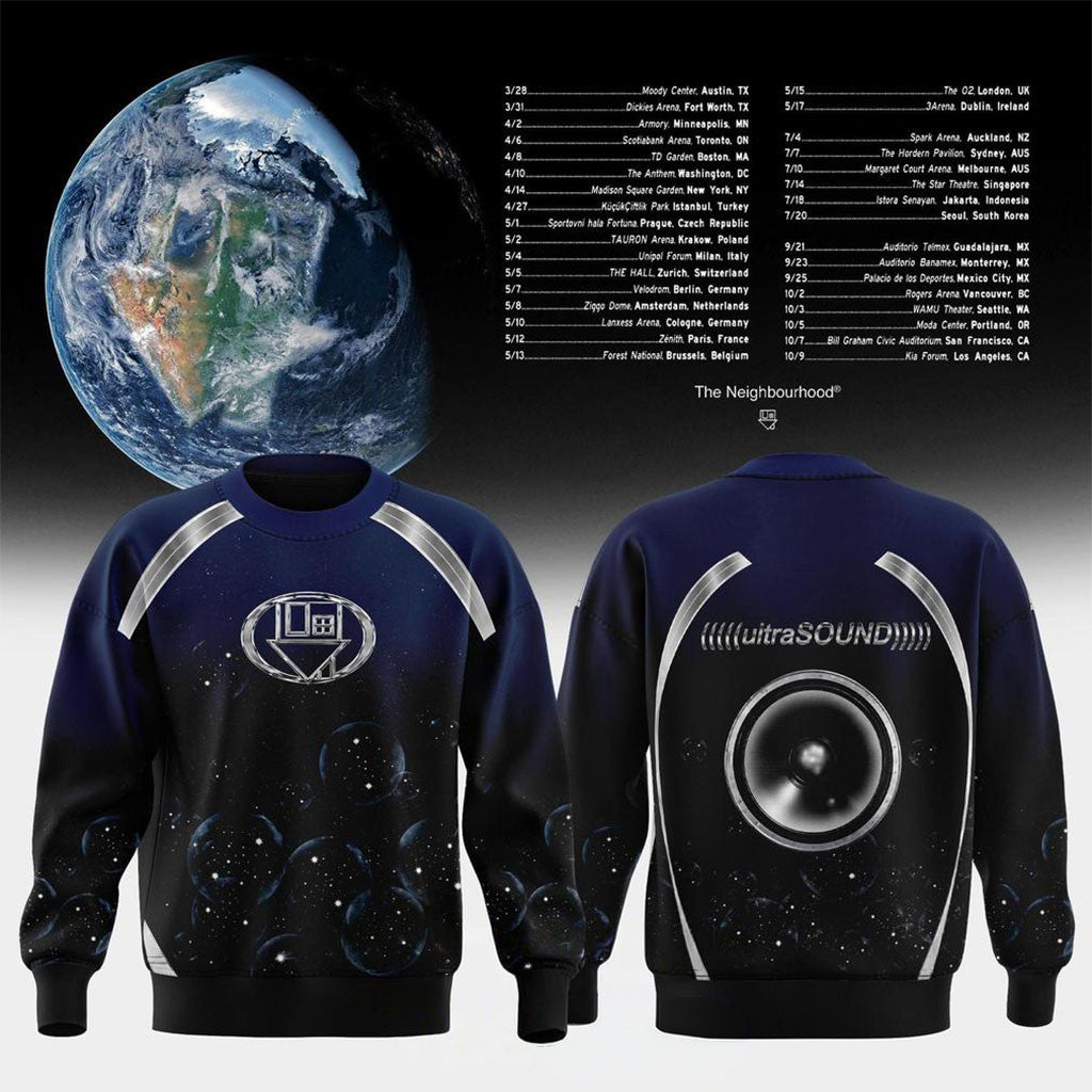 The Neighbourhood The Wourld Tour 2026 Sweatshirt The Neighbourhood Merch Gift For Music Fans - Merchluma