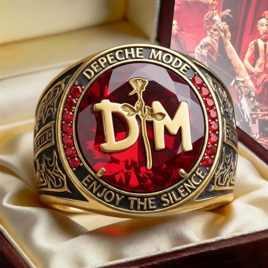 Depeche Mode Enjoy The Silence Ring 2026 Depeche Mode Merch Gift Ideas For Music Lovers - Merchluma