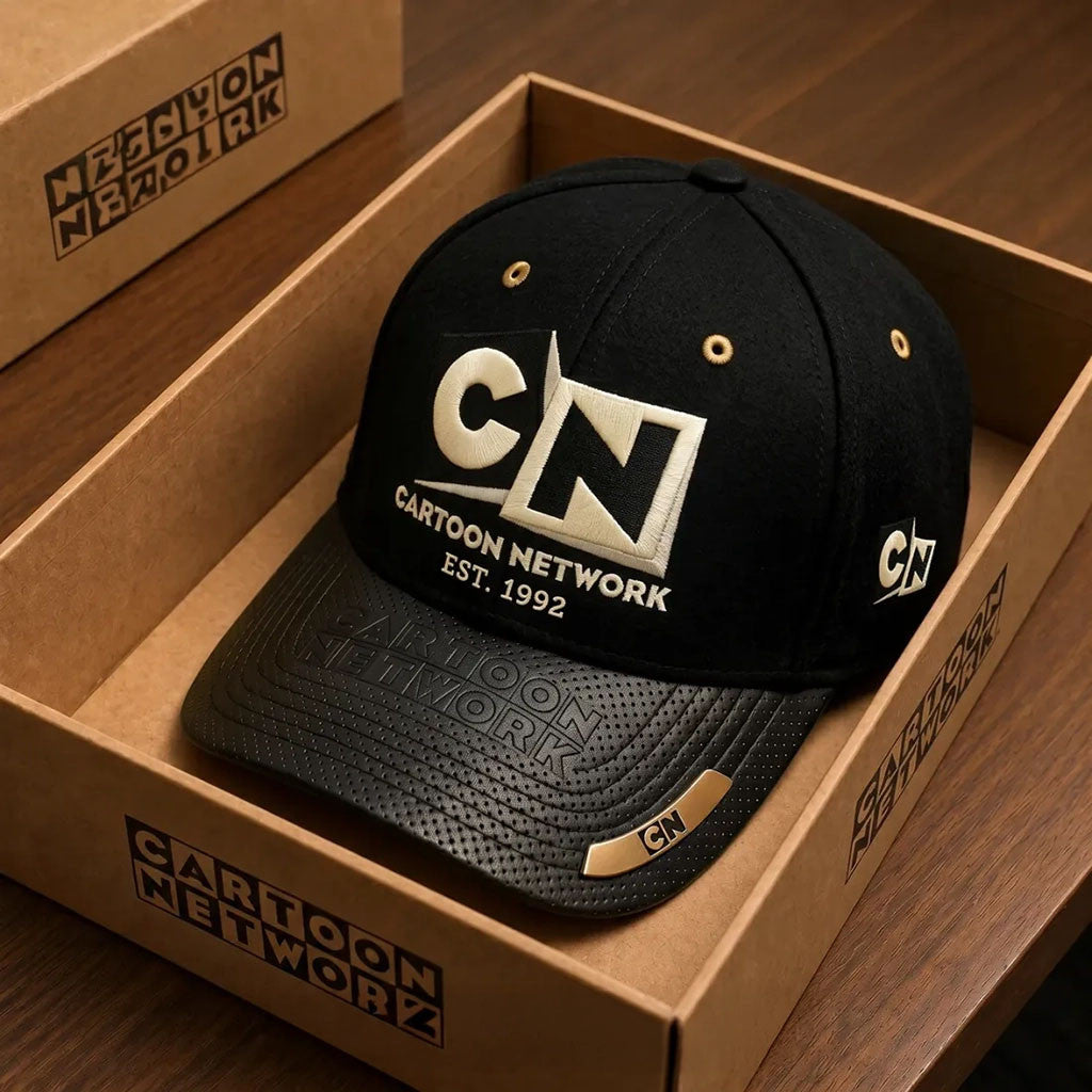 Cartoon Network EST 1992 Black Baseball Hat Cartoon Network Merch Gifts For Son - Merchluma