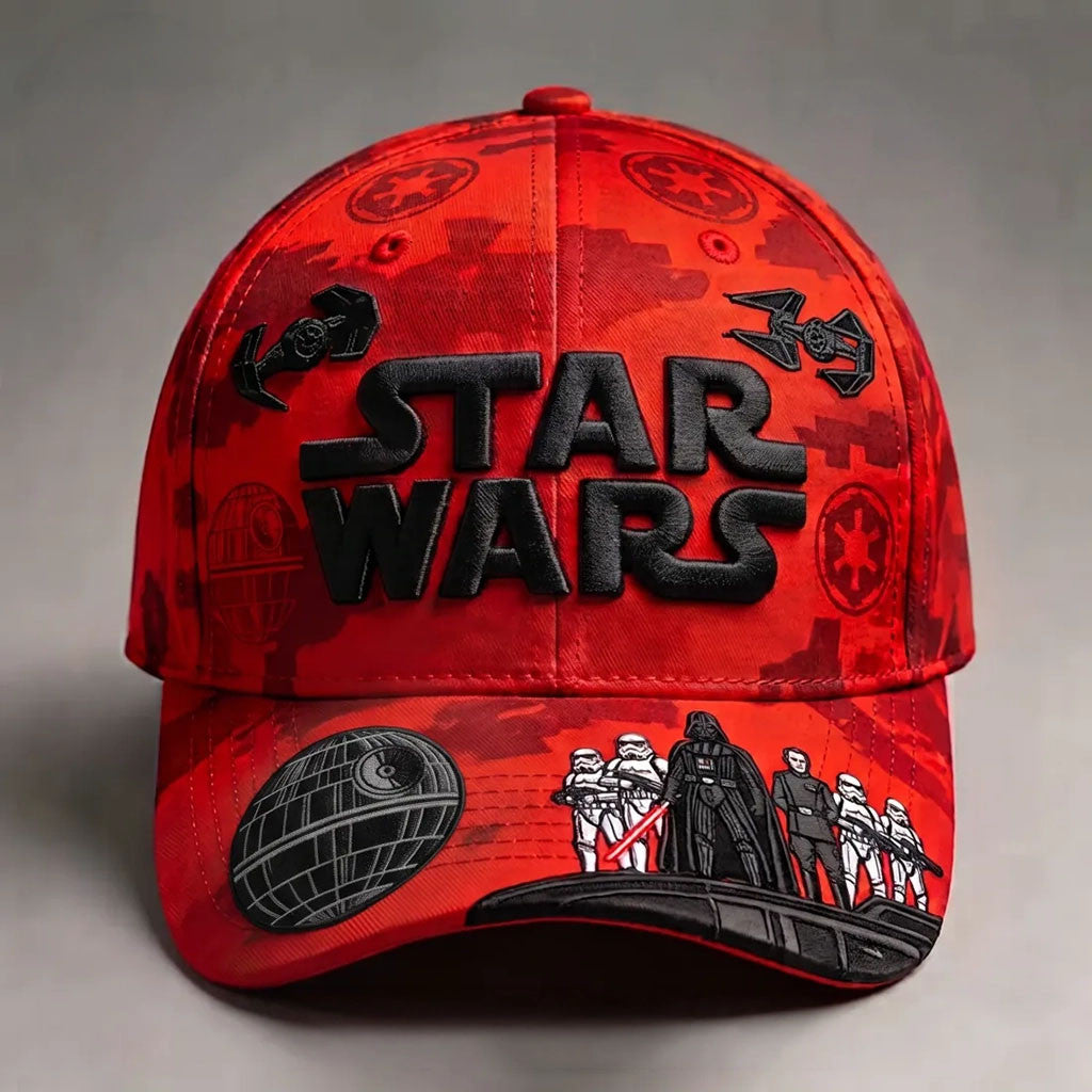 Star Wars Darth Vader Red Camo Hat Star Wars Merch Best Gift For Sci Fi Fans - Merchluma