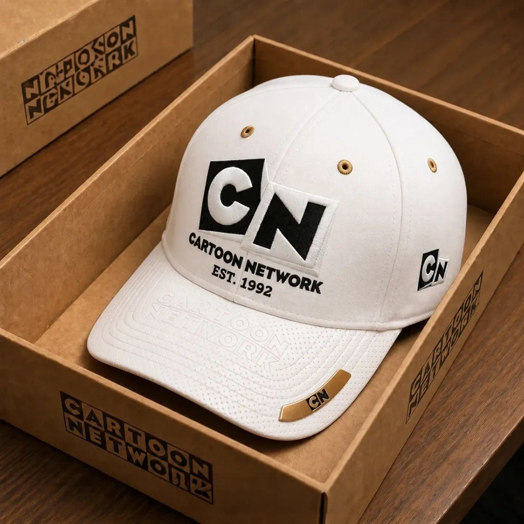 Cartoon Network EST 1992 White Baseball Hat Cartoon Network Merch Best Gift For Friends - Merchluma