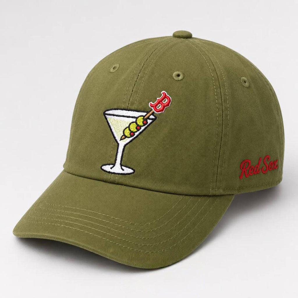 Boston Red Sox Dirty Martini Hat Embroidered Red Sox Merch 2026 Gift For Baseball Fans - Merchluma