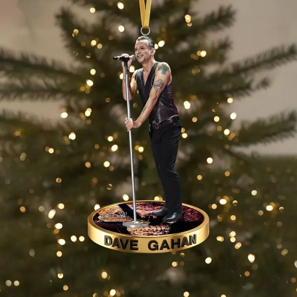 Depeche Mode 2026 Christmas Ornament Dave Gahan Xmas Tree Hanging Decor Fan Merch - Merchluma