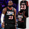 LeBron James Philadelphia 76ers 2026 Signatures Black Basketball Jersey LeBron James Merch - Merchluma
