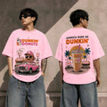 Dunkin Donuts Pink Vintage Mascot T-Shirt Cute Graphic Tees Gifts For Besties - Merchluma