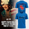 Morgan Wallen Independence Day 2026 Commemorative Shirt MW USA Merch Gift For Fans - Merchluma
