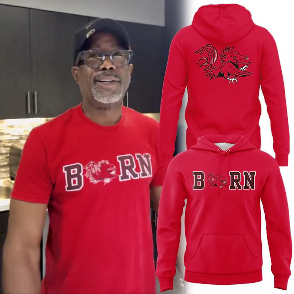 2026 South Carolina Gamecocks Darius Rucker BORN Gamecocks Hoodie South Carolina Football Merch - Merchluma
