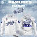 Bills Cold Front Rivalries Threads Hoodie White Buffalo Bills Merch Gifts For Husband - Merchluma