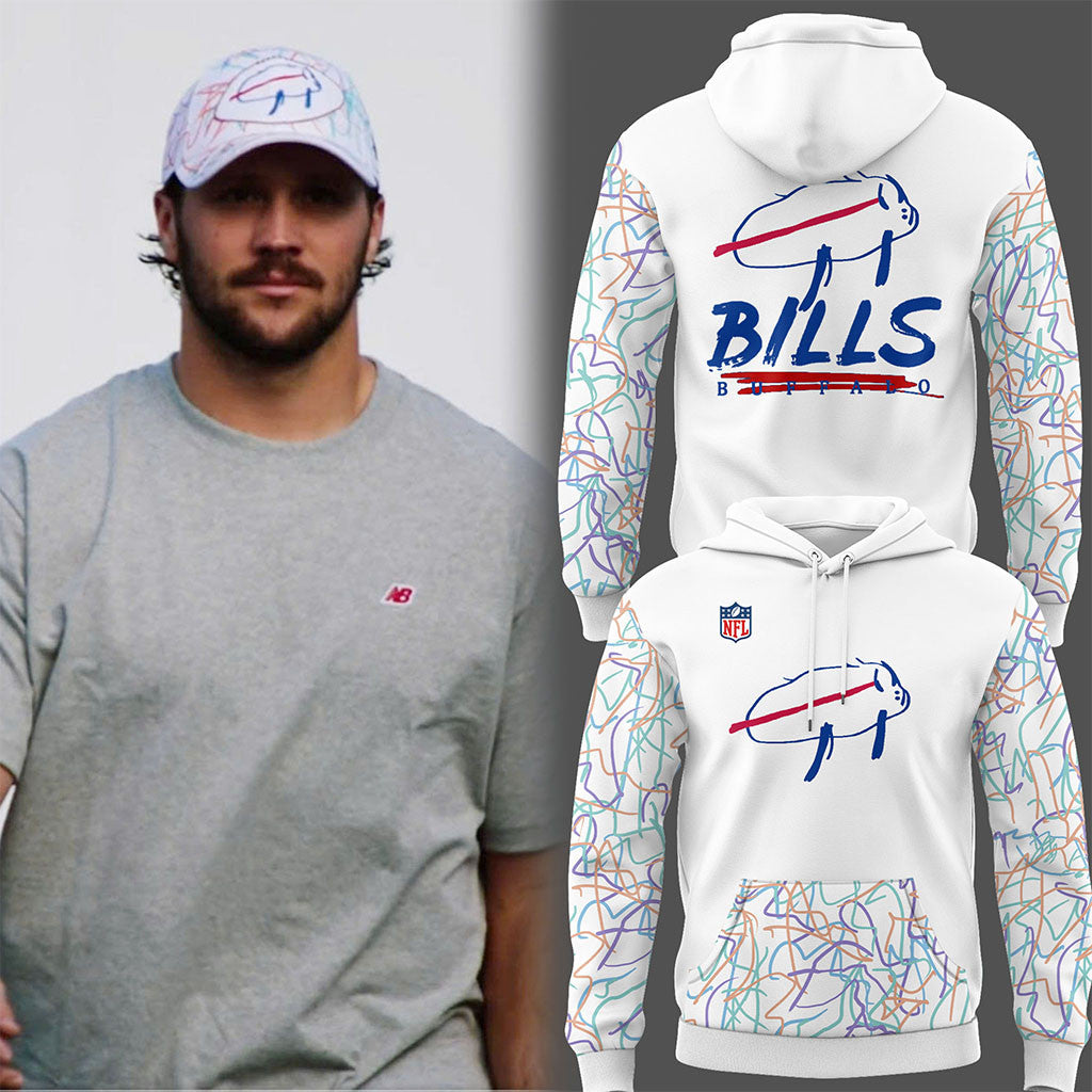 Buffalo Bills Football Charging Potato Logo Hoodie Bills Merch Football Themed Gifts - Merchluma