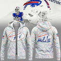 Buffalo Bills Merch Designed By Patients At Buffalo's Oishei Children's Hospital Zip Hoodie - Merchluma