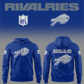 Buffalo Bills Football Rivalries Teaser Logo Blue Hoodie Bills Merch Gifts For Fans - Merchluma