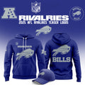 Buffalo Football Rivalries Teaser Logo Blue Hoodie Bills Merch Gifts For Brother - Merchluma
