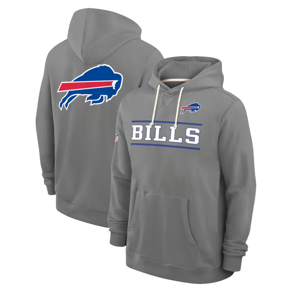 Buffalo Bills Nickel City Hoodie Grey Bills Merch Best Gifts For Football Fans - Merchluma