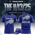 Buffalo Bills Football Rivalries Teaser Logo Shirt Blue Bills Merch Best Gifts For Him - Merchluma