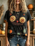 Halloween Cat Art Shirt Best Halloween Clothes Gifts For Horror Lovers - Merchluma
