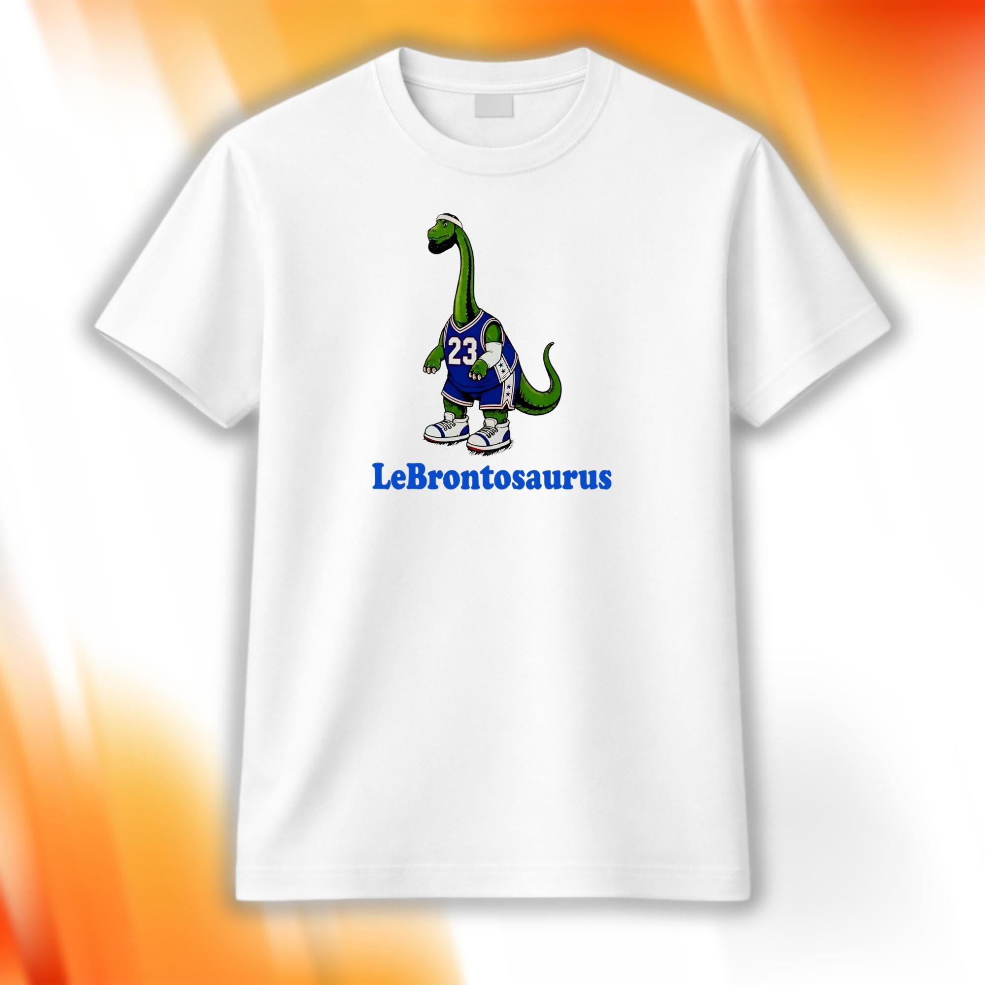 LeBron James Merch 2026 LeBrontosaurus Shirt Philadelphia 76ers Merch Basketball Fan Gifts - Merchluma