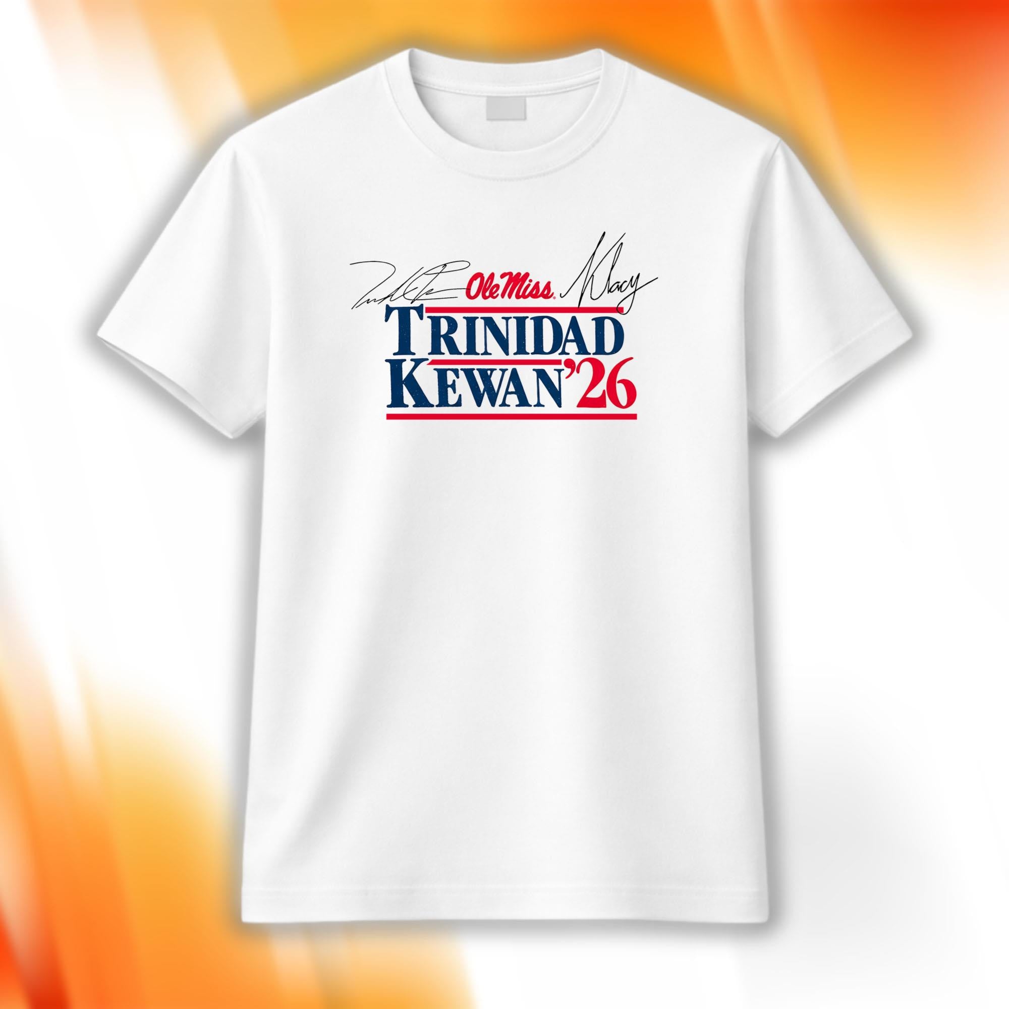 Ole Miss Trinidad Chambliss And Kewan Lacy 26 Shirt Rebels Merch Gift For Football Fans - Merchluma