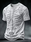 Halloween Gothic Skeleton T-Shirt Halloween Themed Shirts Best Gifts For Husband - Merchluma