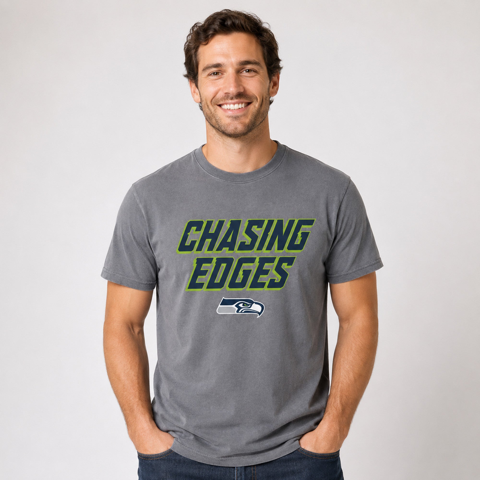 Ernest Jones Seahawks Chasing Edges Shirt Seattle Seahawks Merch Football Fan Gifts - Merchluma