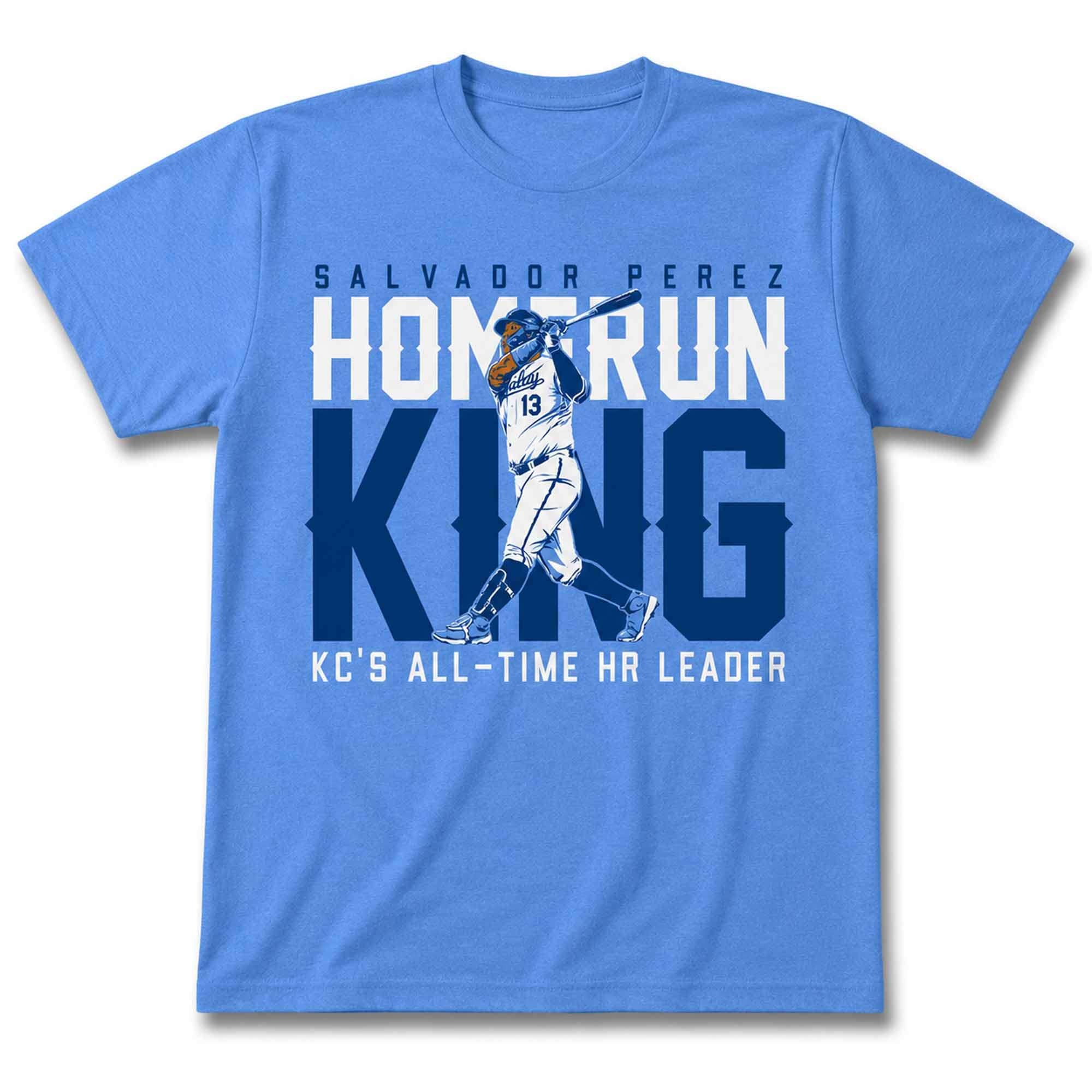 Salvador Perez Home Run King KC's All-Time Hr Leader Shirt Gift For Baseball Lovers - Merchluma