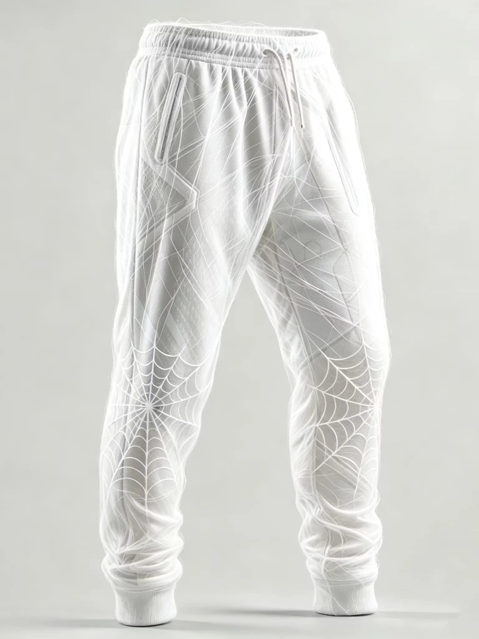 Halloween Spider Geometric Pattern Sweatpants Good Halloween Outfits Presents For Boyfriend - Merchluma