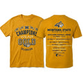 Montana State Bobcats Champions Wear Gold Rush 2026 Shirt Bobcats Merch Football Fan Gear - Merchluma