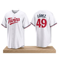 Minnesota Twins #49 Pablo Lopez 2026 Baseball Jersey MN Twins Merch Gift For Baseball Fans - Merchluma